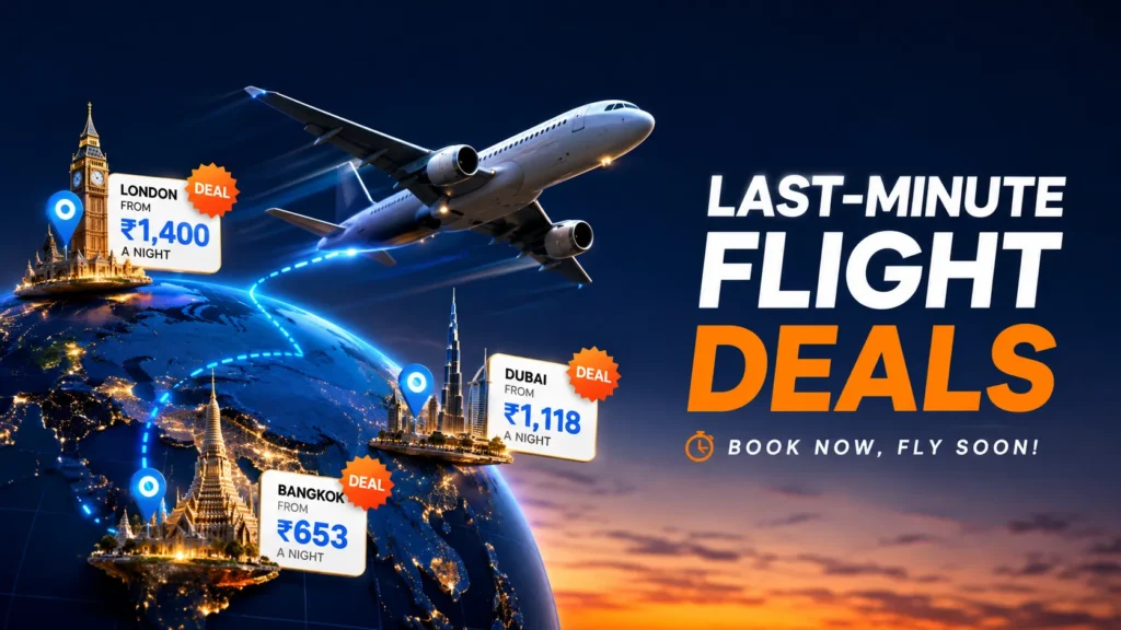 Booking Skyscanner International Flights and Last Minute Deals