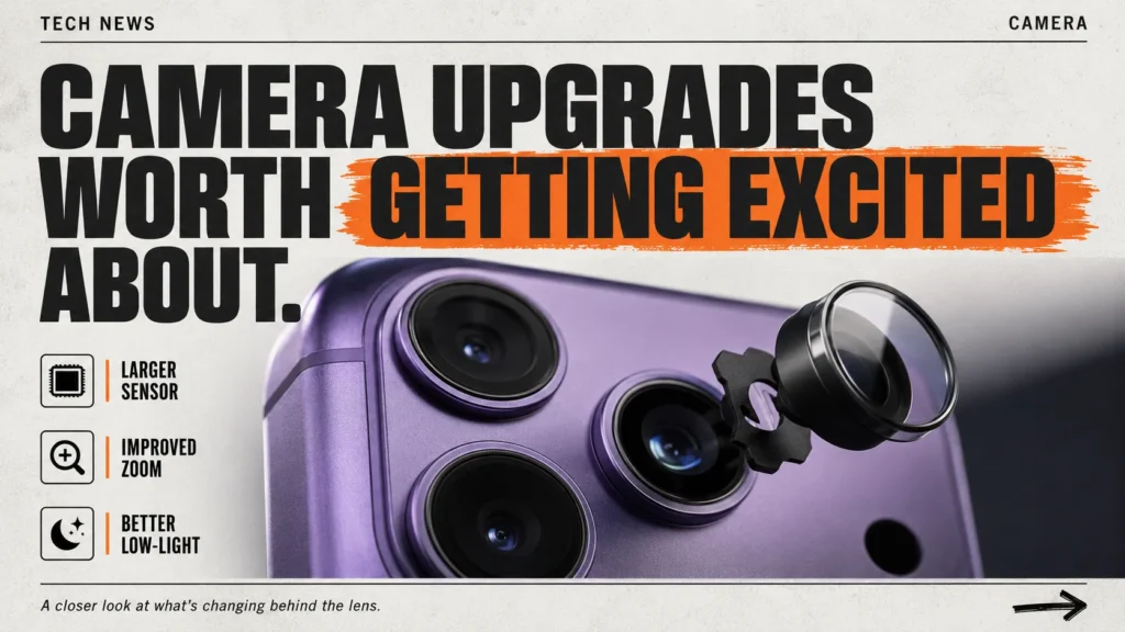 Camera Upgrades Worth Getting Excited About