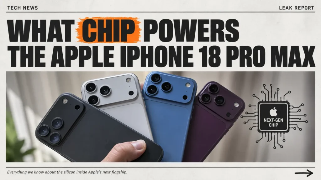 What Chip Powers the Apple iPhone 18 Pro Max