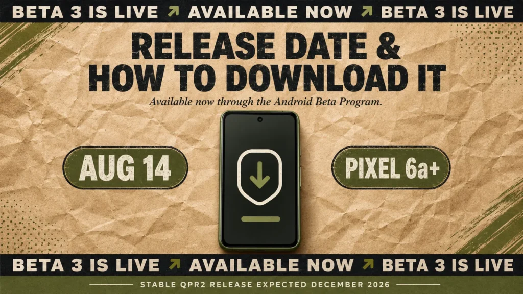 Android 17 QPR2 Beta 3 Release Date and How to Download It