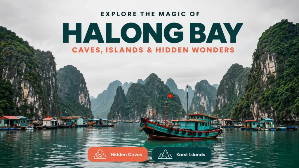 Best Caves and Islands on a Junk Boat Tour Halong Bay Route