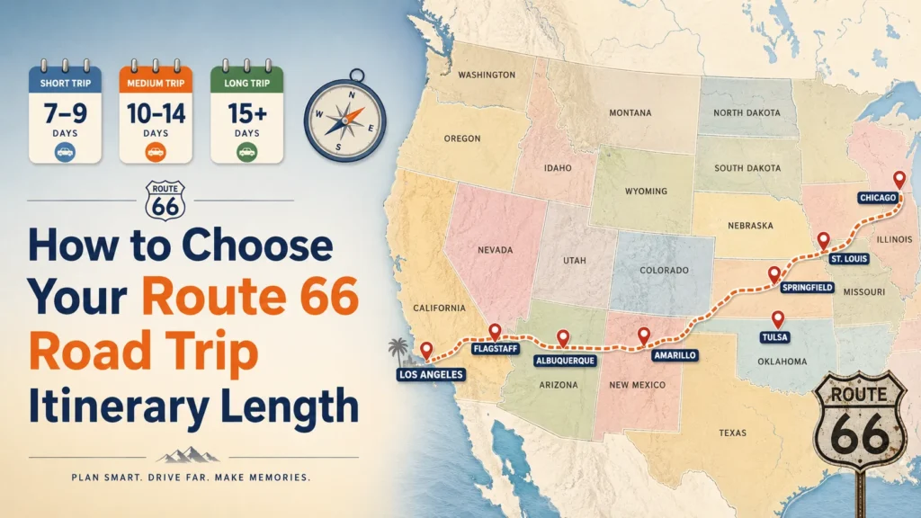 How to Choose Your Route 66 Road Trip Itinerary Length