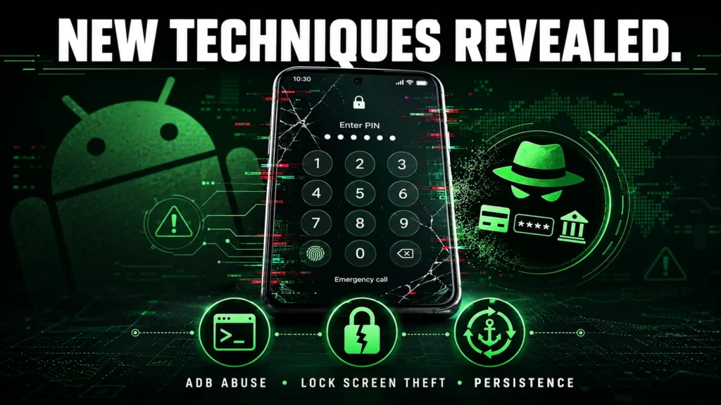 New Techniques ADB Abuse, Lock Screen Theft and Persistence