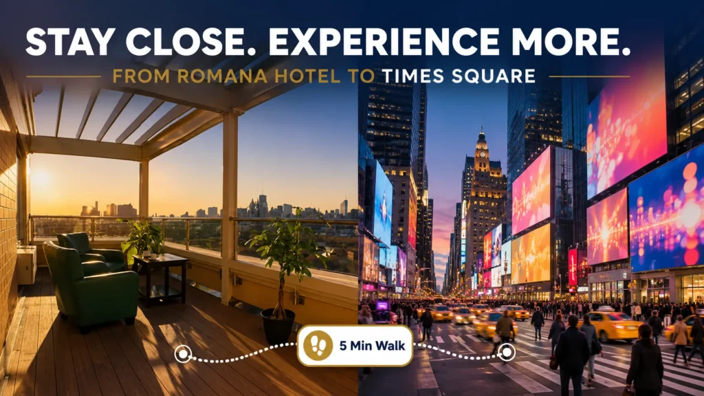 Romana Hotel NYC to Times Square