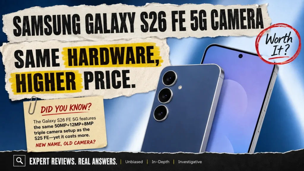 Samsung Galaxy S26 FE 5G Camera