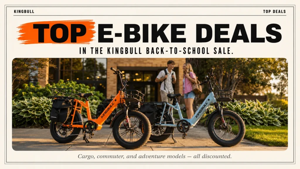 Top E-Bike Deals in the Kingbull Back-to-School Sale
