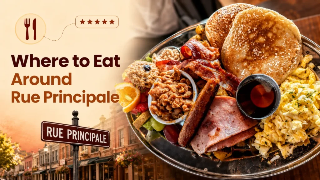 Where to Eat Around Rue Principale