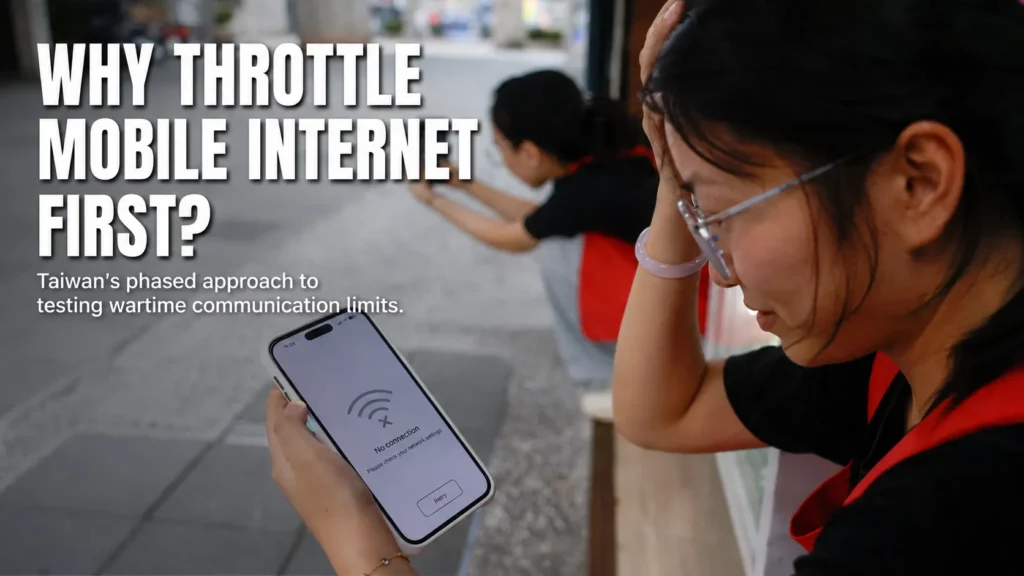 Why Taiwan Ran a Mobile Internet Throttling Drill First