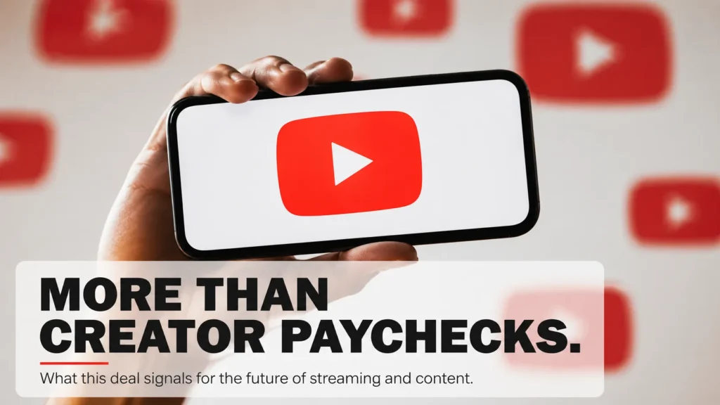 Why This Matters Beyond Creator Paychecks