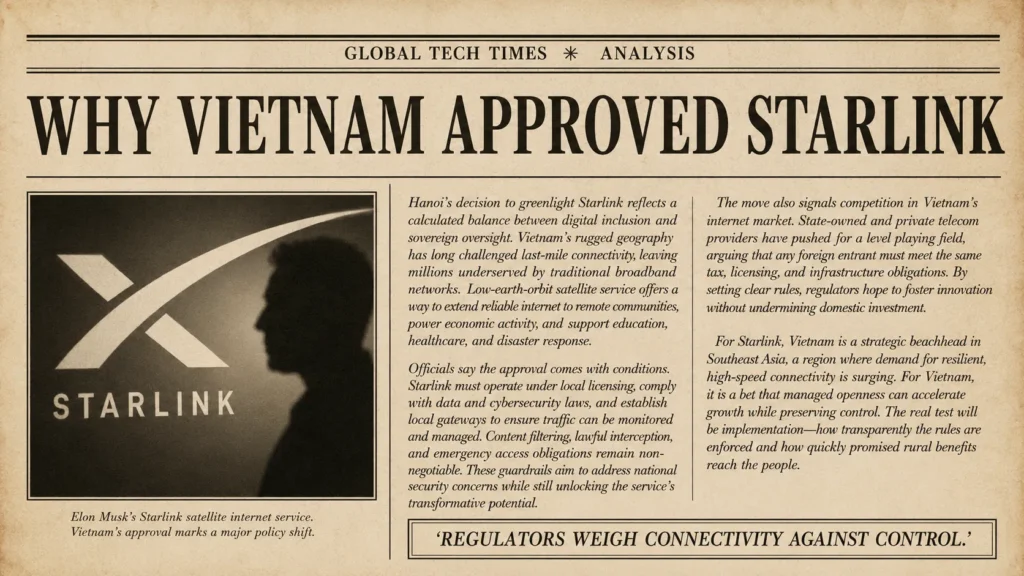 Why Vietnam Approved Starlink