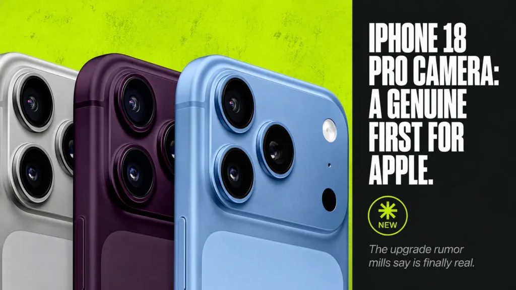 iPhone 18 Pro Camera