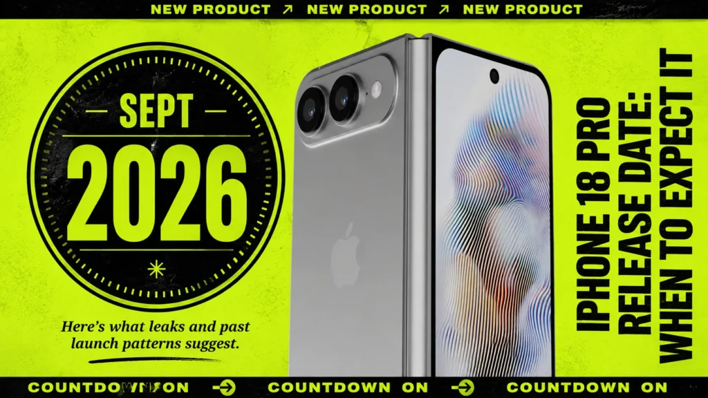 iPhone 18 Pro Release Date