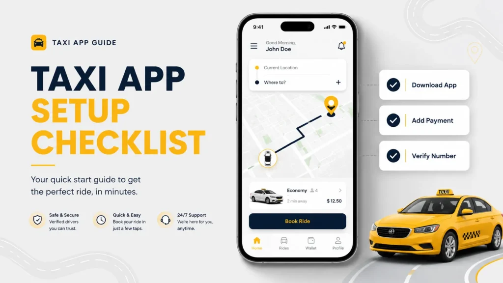 A Practical Taxi-App Setup Checklist
