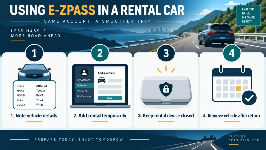 How to Use Your E-ZPass in a Rental Car