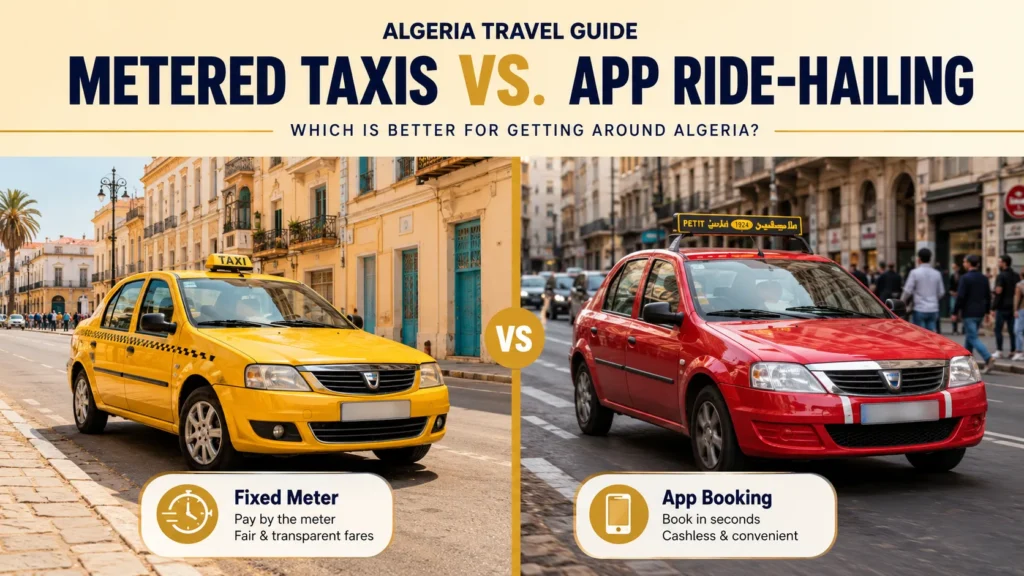 Metered Taxi vs App Taxi in Algeria