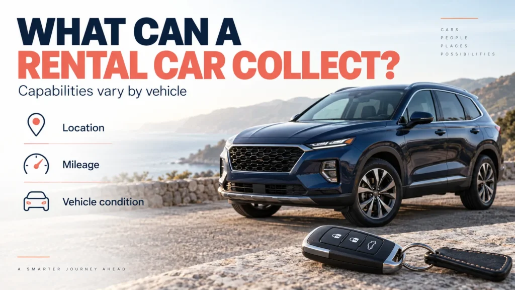 What information can a rental car collect