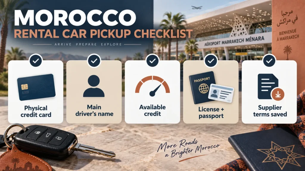 What to Bring to the Morocco Rental Counter