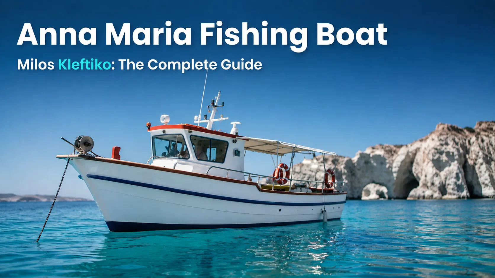 Anna Maria Fishing Boat Milos Kleftiko