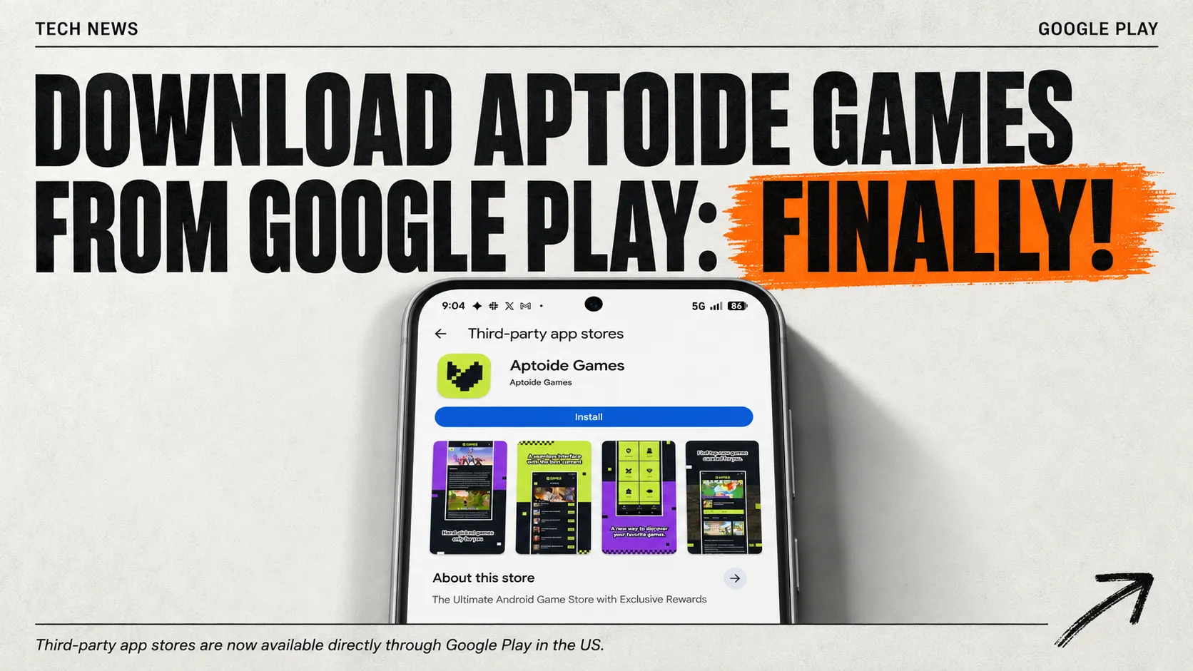 Download Aptoide Games from the Google Play Store