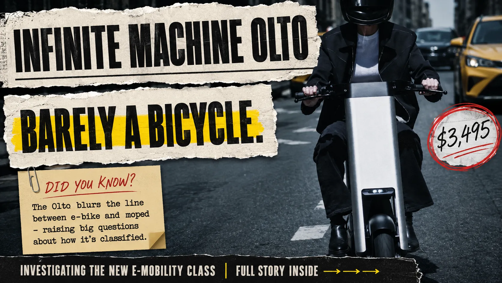 Infinite Machine Olto Is Barely a Bicycle