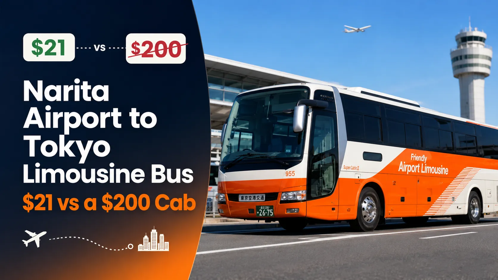 Narita Airport to Tokyo Limousine Bus: $21 vs a $200 Cab