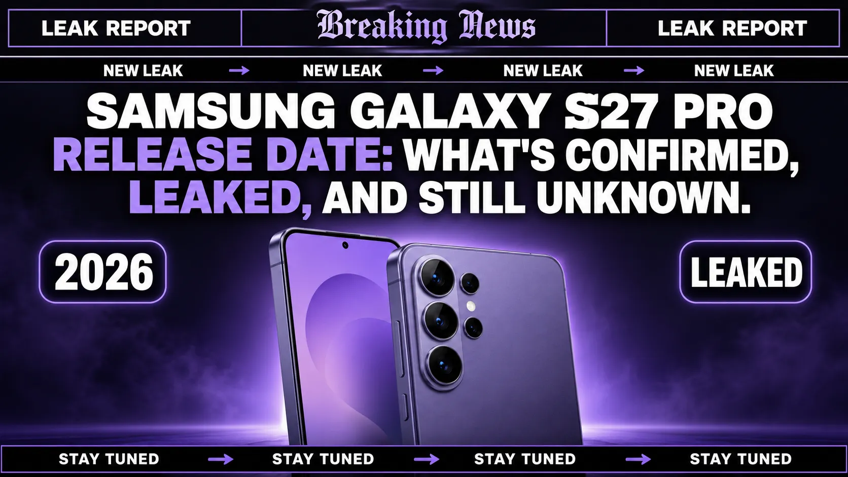 Samsung Galaxy S27 Pro Release Date