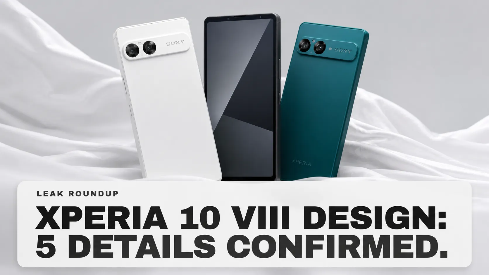 Sony Xperia 10 VIII Design