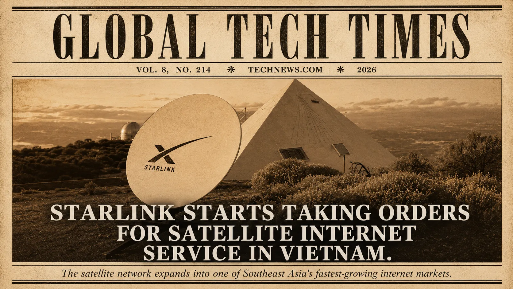 Starlink starts taking orders for satellite internet service in Vietnam