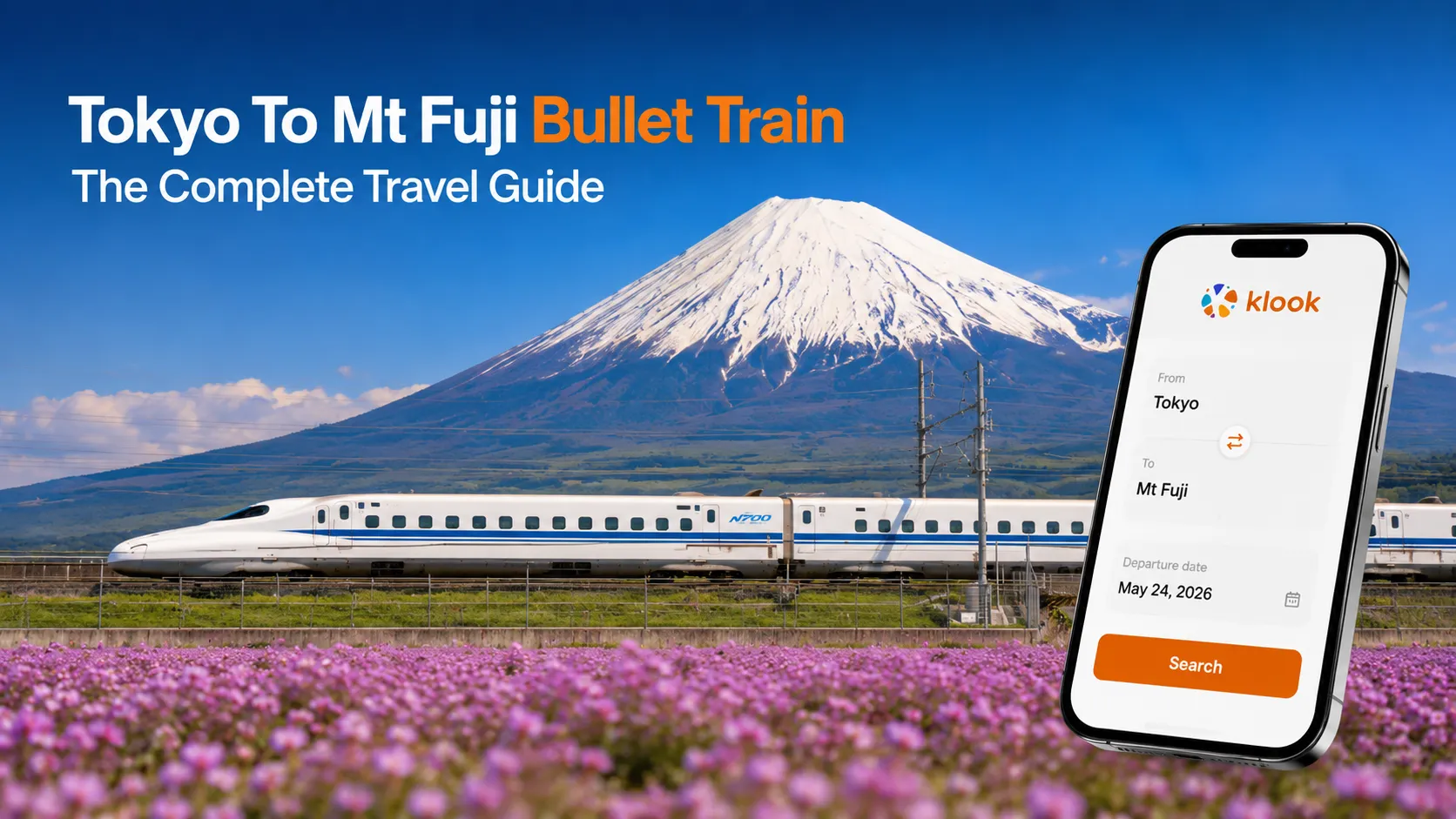 Tokyo to Mt Fuji Bullet Train