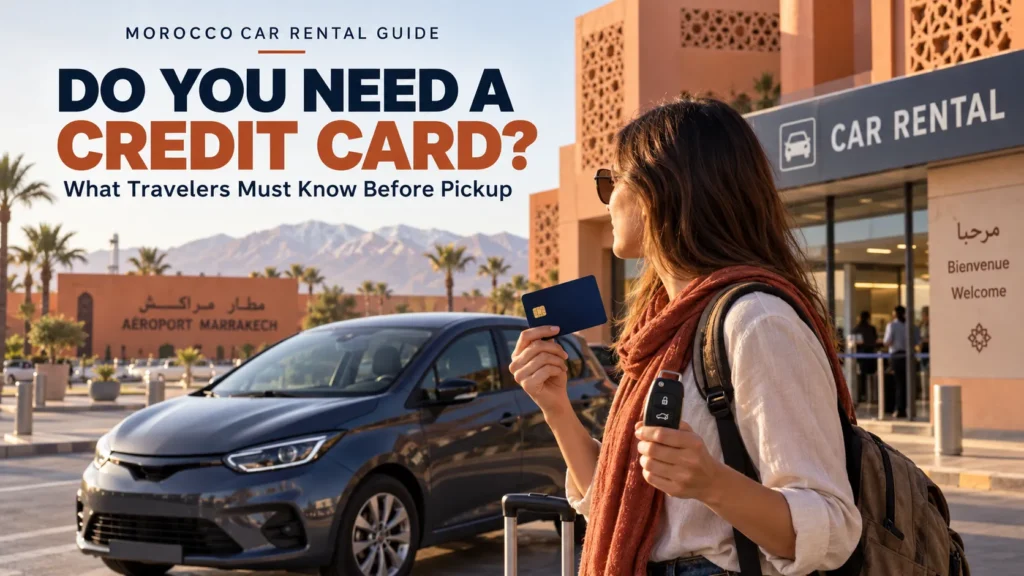 Do I need a credit card for a rental car in Morocco