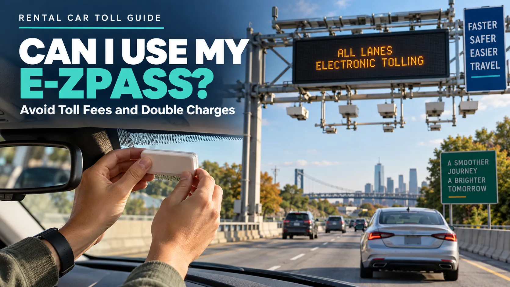 can I use my E-ZPass in a rental car